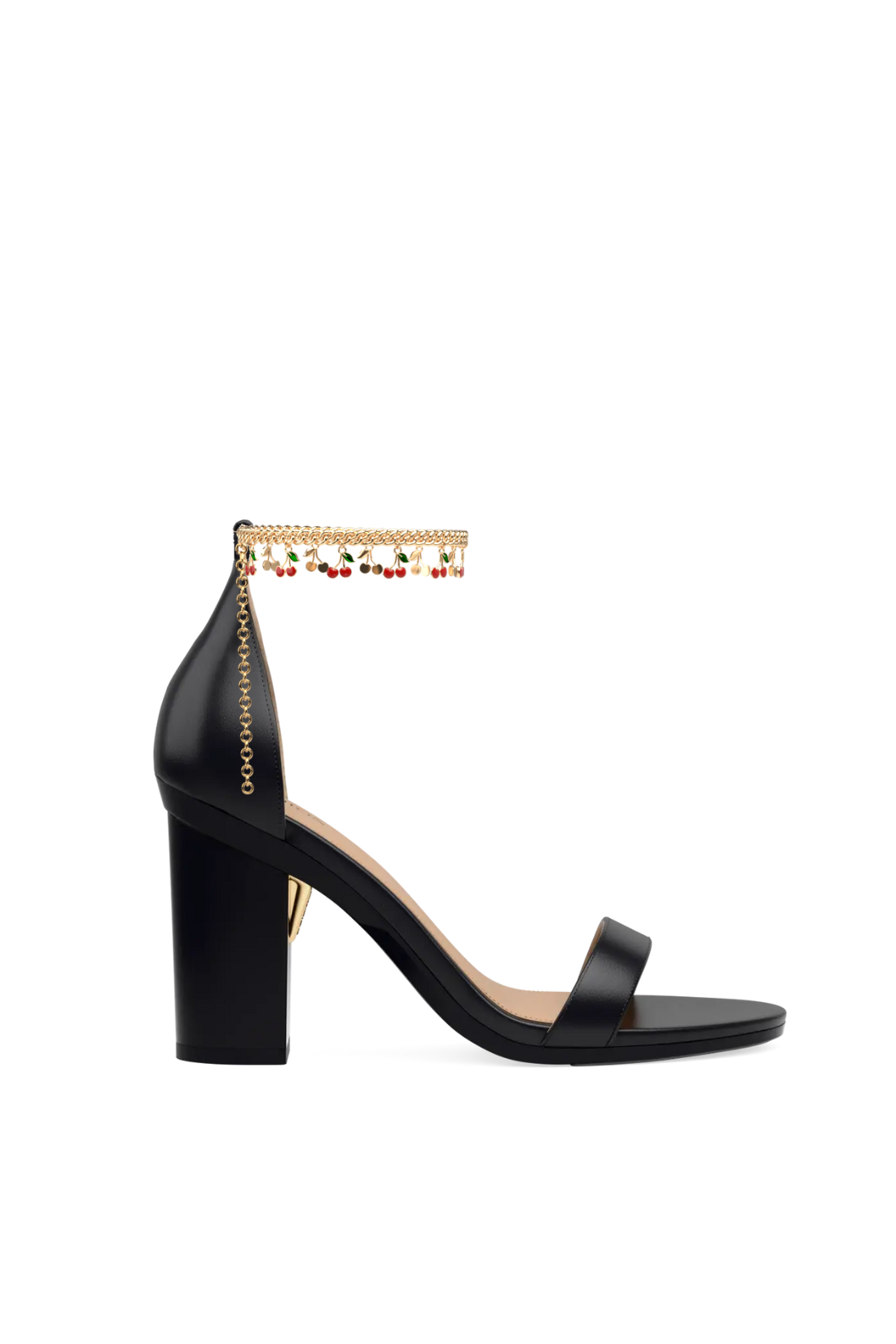 Gold Cherry Charm Ankle Chain