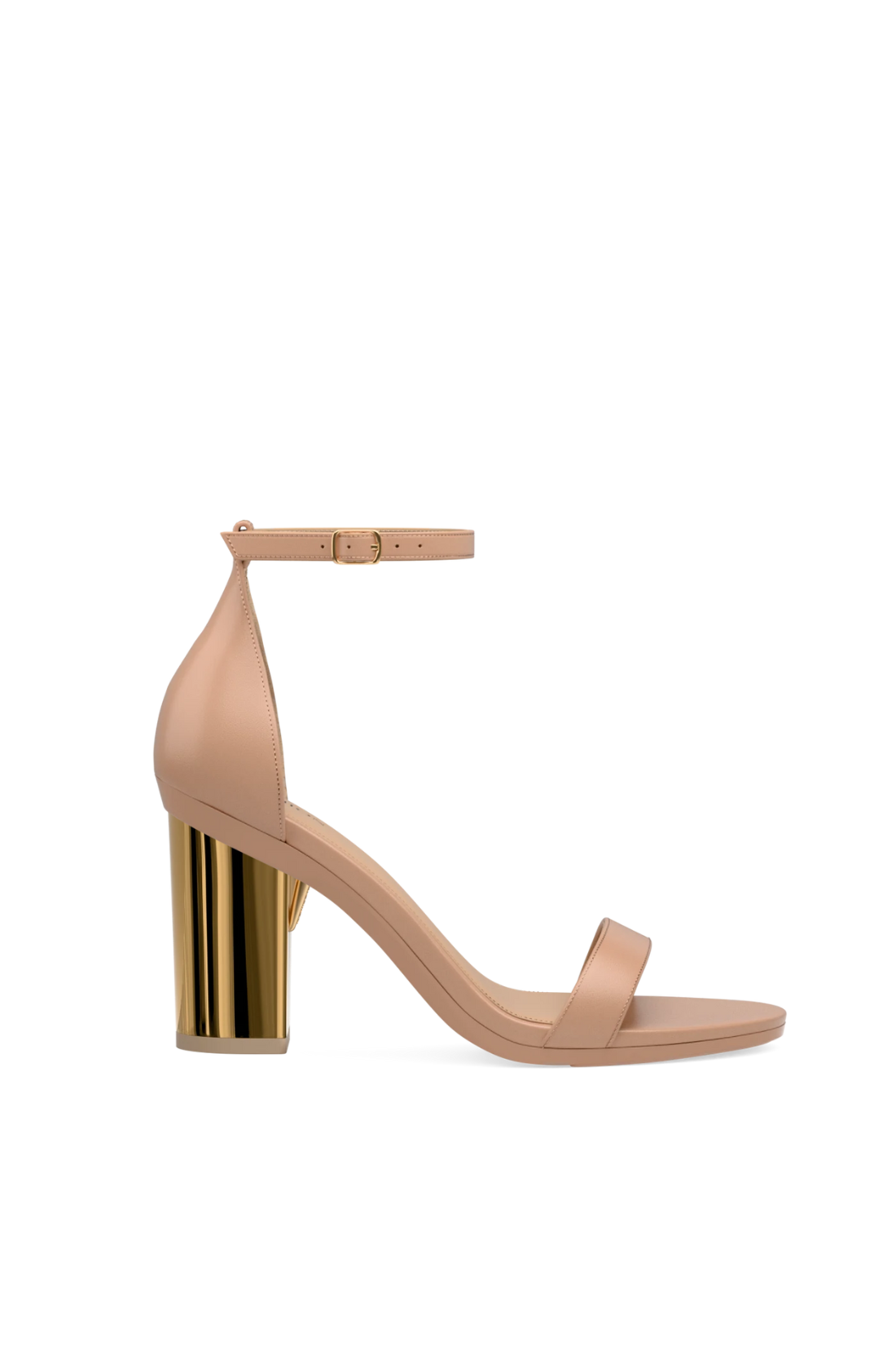 Block Heel Kit 4 Gold Metallic