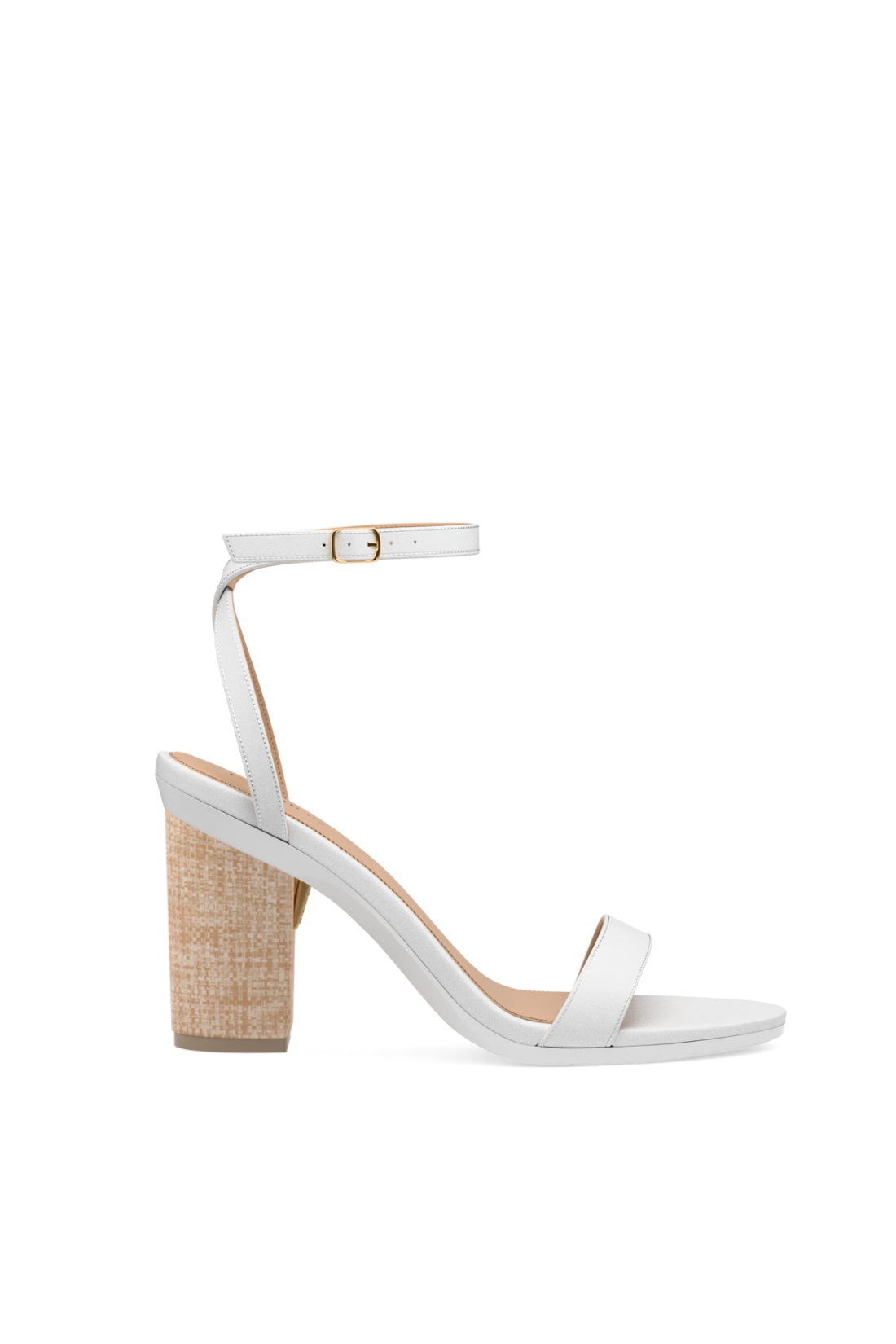 4 Inch Block Heel Kit Raffia