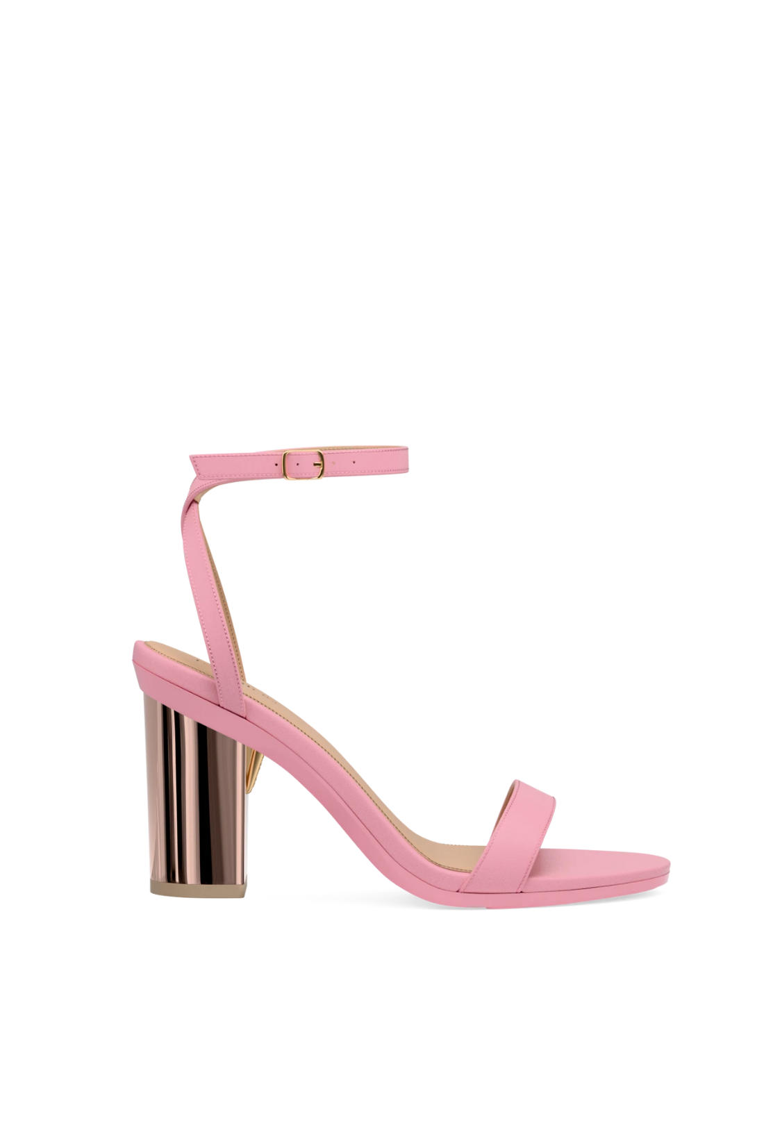 Block Heel Kit 4 Rose Gold Metallic