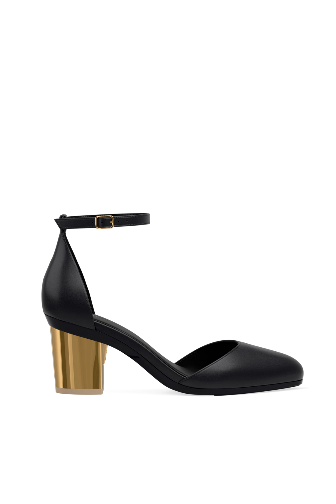 Block Heel Kit 3 Gold Metallic