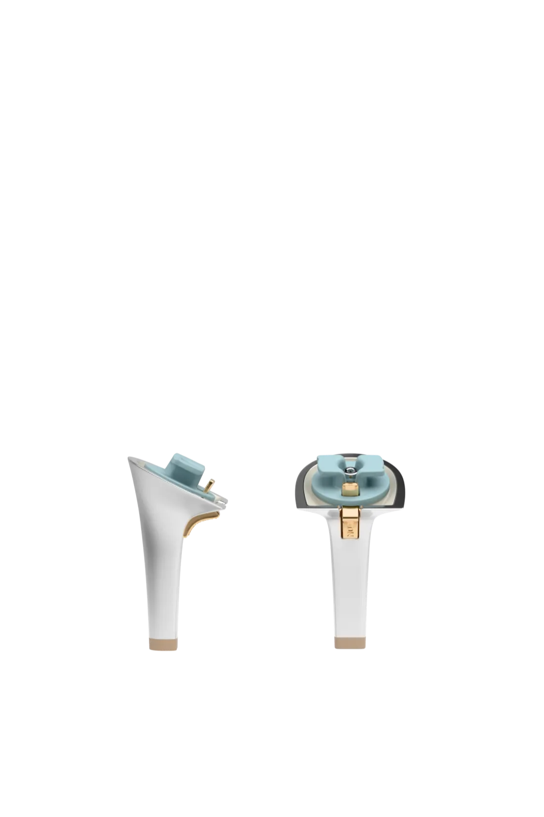 Stiletto Heel Kit 4 Matte Silver