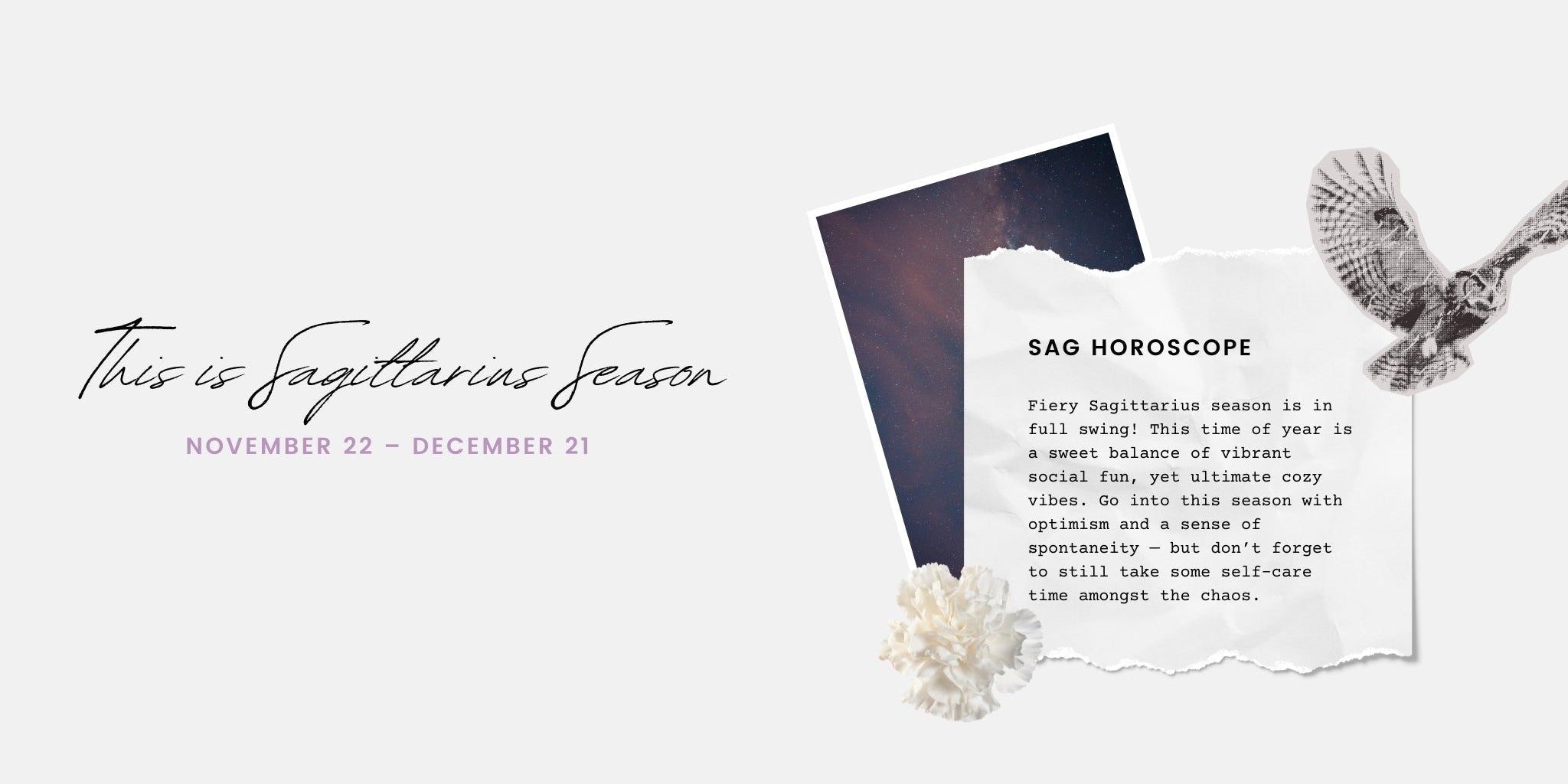 HOROSCOPES: Sagittarius Season