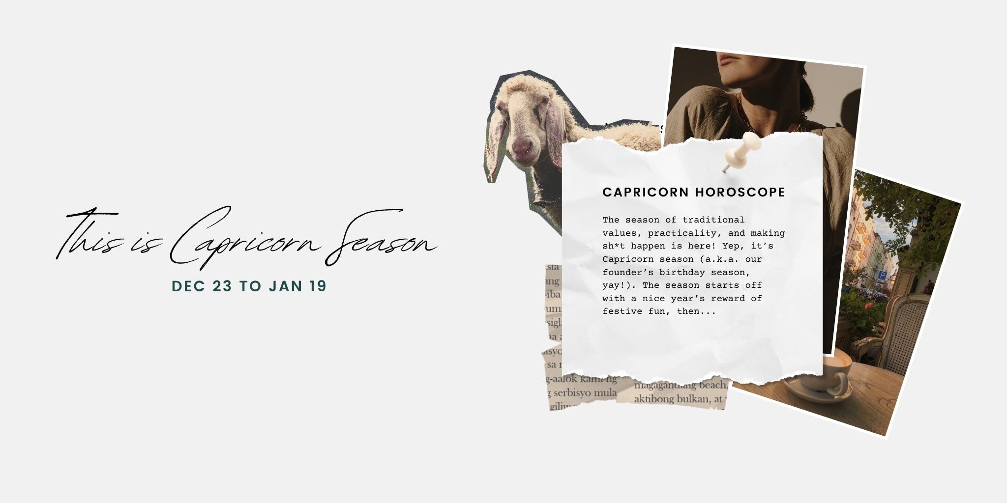 HOROSCOPES: Capricorn Season