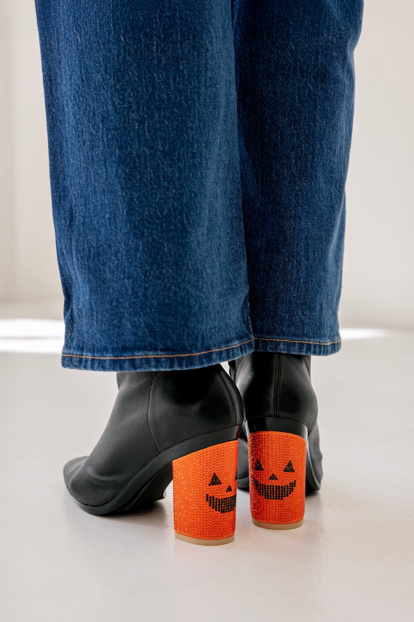 Block Heel Kit 3 Jack O' Lantern Rhinestone