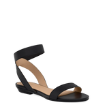 Abby Sandal - Coal Black Elastic