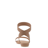 Abby Sandal - Latte Elastic