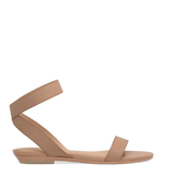 Abby Sandal - Latte Elastic