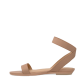 Abby Sandal - Latte Elastic