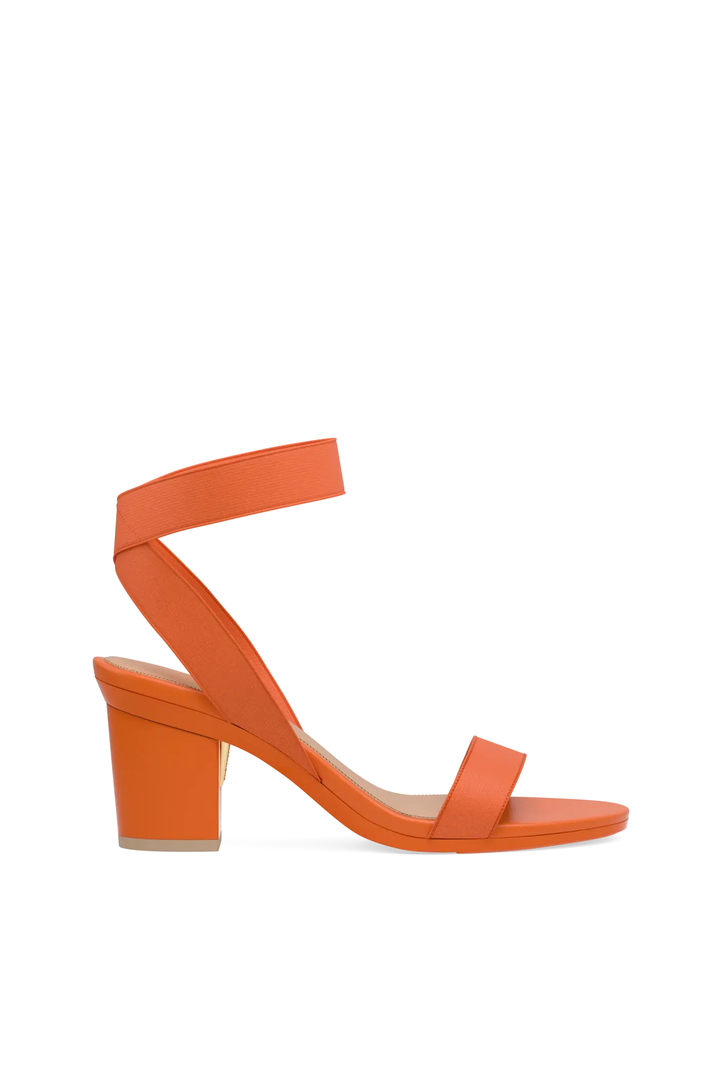 The Abby - Tangerine Elastic 3 Block