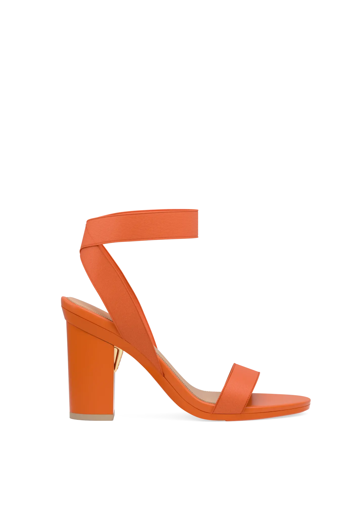 The Abby - Tangerine Elastic 4 Block