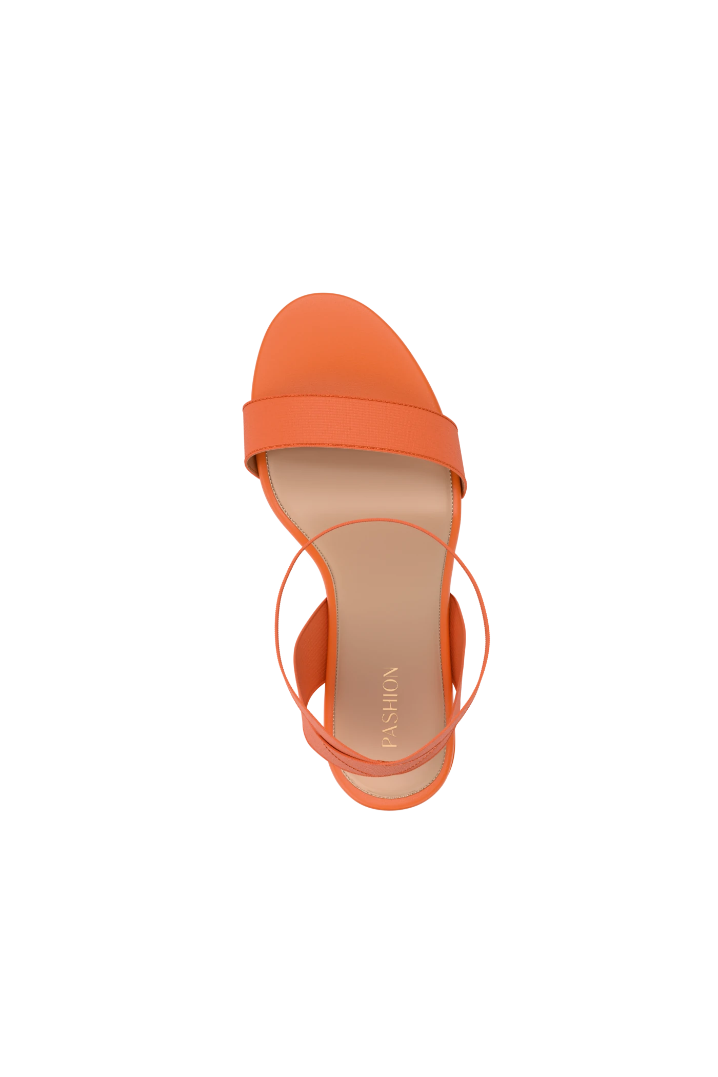 The Abby - Tangerine Elastic 4 Block