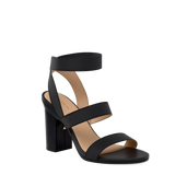 Adrianna Sandal - Coal Black + Block Heel Kit 4 Coal Black