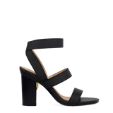 Adrianna Sandal - Coal Black + Block Heel Kit 4 Coal Black