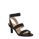 Adrianna Sandal - Coal Black + Stiletto Heel Kit 3 Coal Black