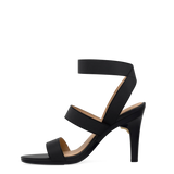 Adrianna Sandal - Coal Black + Stiletto Heel Kit 4 Coal Black