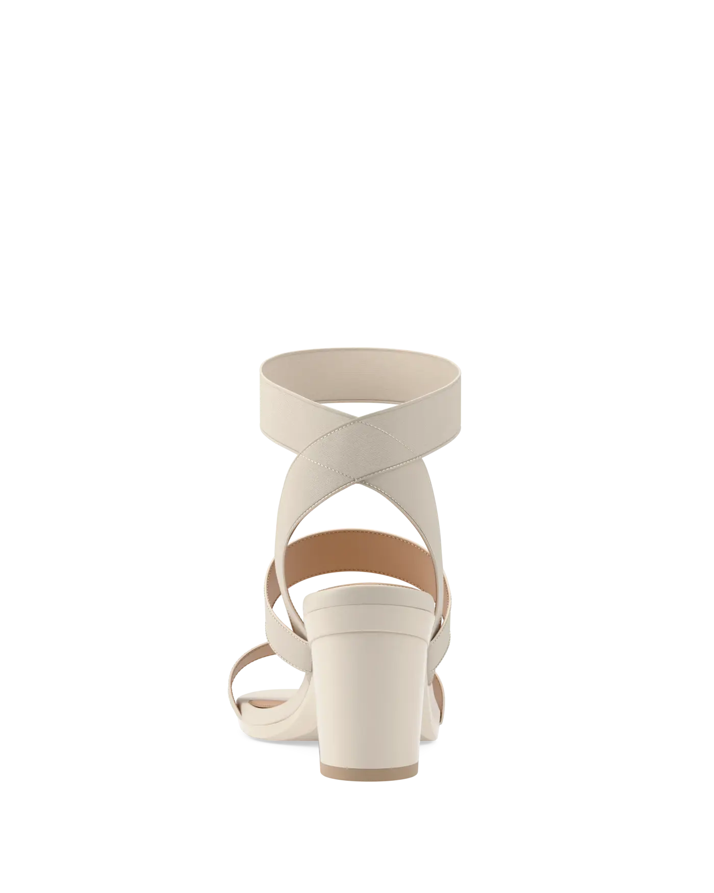 Adrianna Sandal - Ivory 3 Block