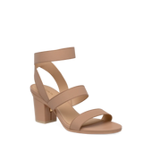 Adrianna Sandal - Latte + Block Heel Kit 3 Latte