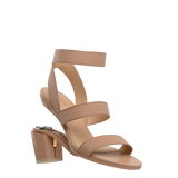 Adrianna Sandal - Latte + Block Heel Kit 3 Latte
