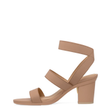 Adrianna Sandal - Latte + Block Heel Kit 3 Latte