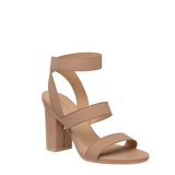 Adrianna Sandal - Latte + Block Heel Kit 4 Latte