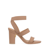 Adrianna Sandal - Latte + Block Heel Kit 4 Latte