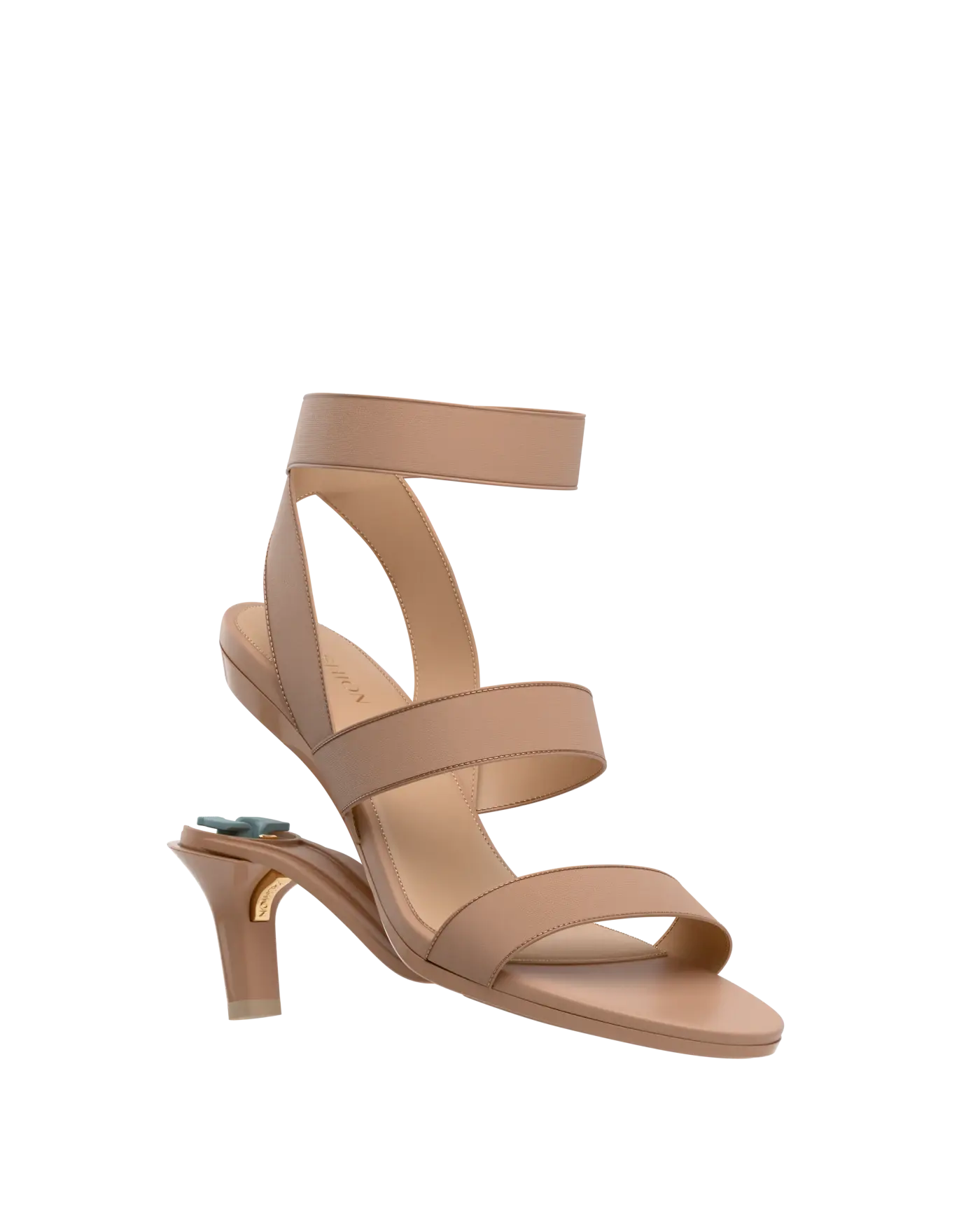 Adrianna Sandal - Latte + Stiletto Heel Kit 3 Latte