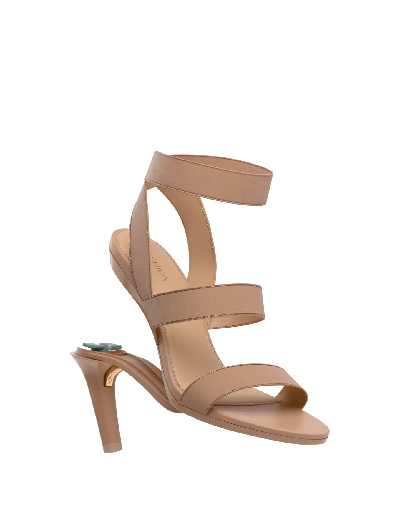 Adrianna Sandal - Latte + Stiletto Heel Kit 4 Latte