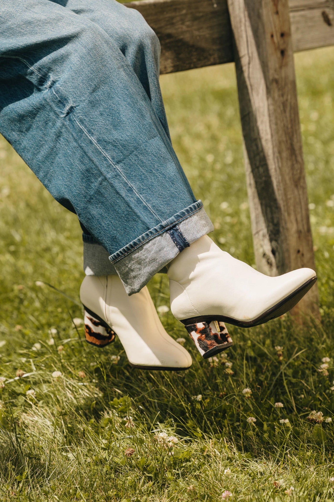Block Heel Kit 4 Cow Print
