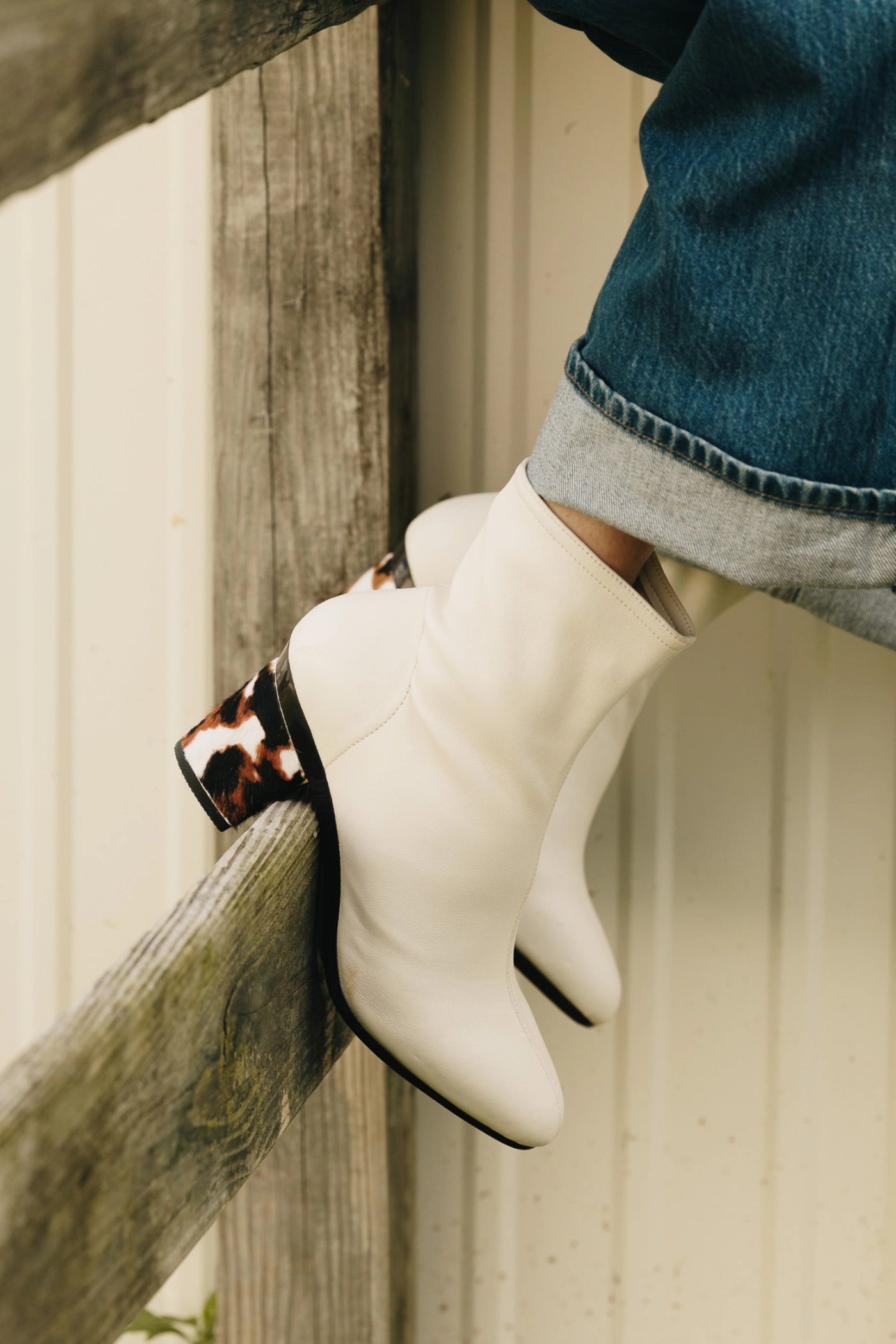 Block Heel Kit 4 Cow Print