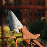 Amy Ankle Boot - Walnut Suede 3 Stiletto