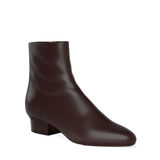 Amy Ankle Boot - Chocolate Leather 4 Block