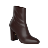 Amy Ankle Boot - Chocolate Leather 4 Block