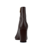 Amy Ankle Boot - Chocolate Leather 4 Block