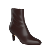 Amy Ankle Boot - Chocolate Leather 3 Stiletto