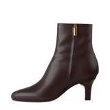 Amy Ankle Boot - Chocolate Leather 3 Stiletto