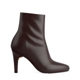 Amy Ankle Boot - Chocolate Leather 4 Stiletto