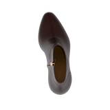 Amy Ankle Boot - Chocolate Leather 4 Block