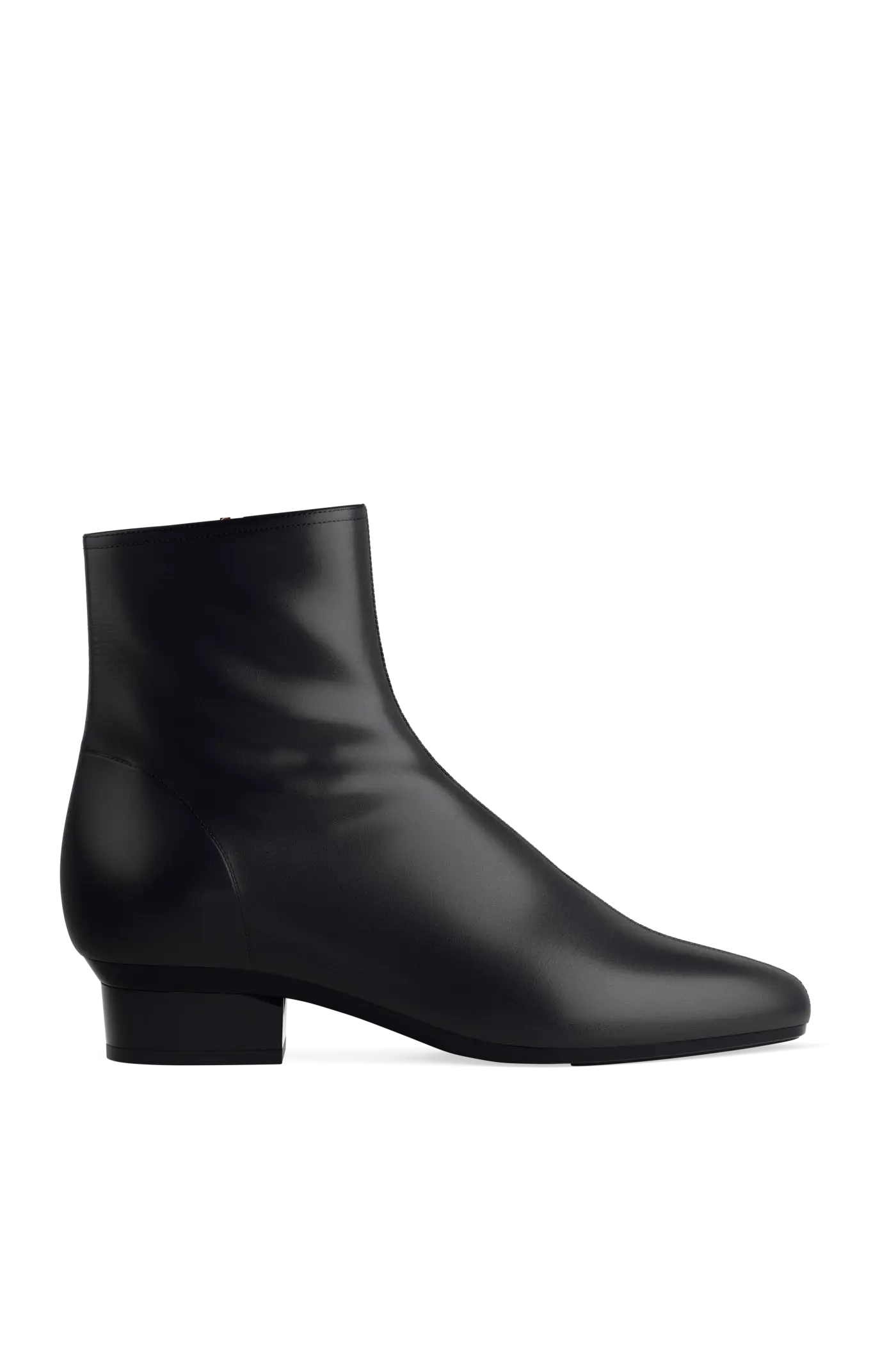 The Amy Bootie - Coal Leather