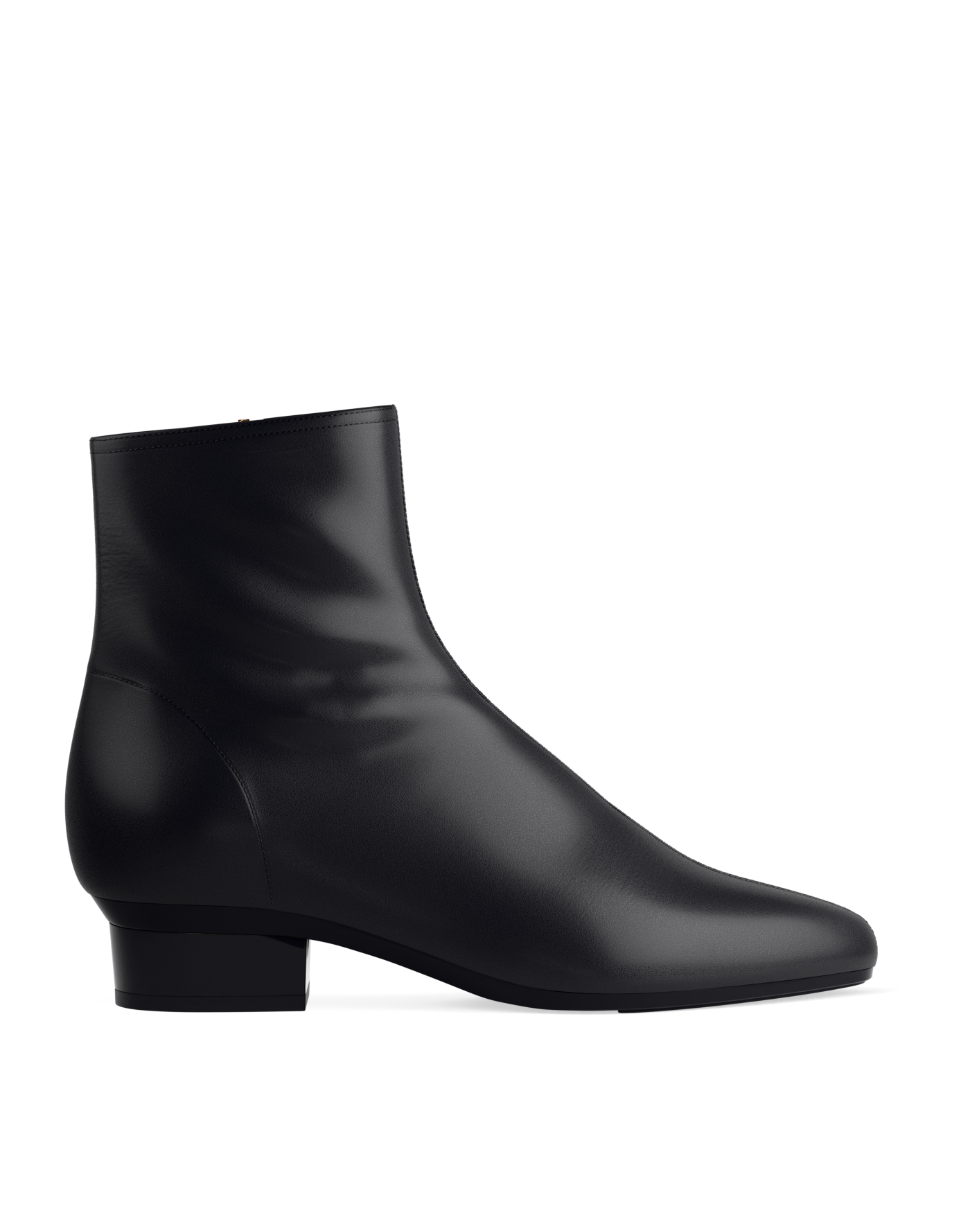 Amy Ankle Boot - Coal Black Leather