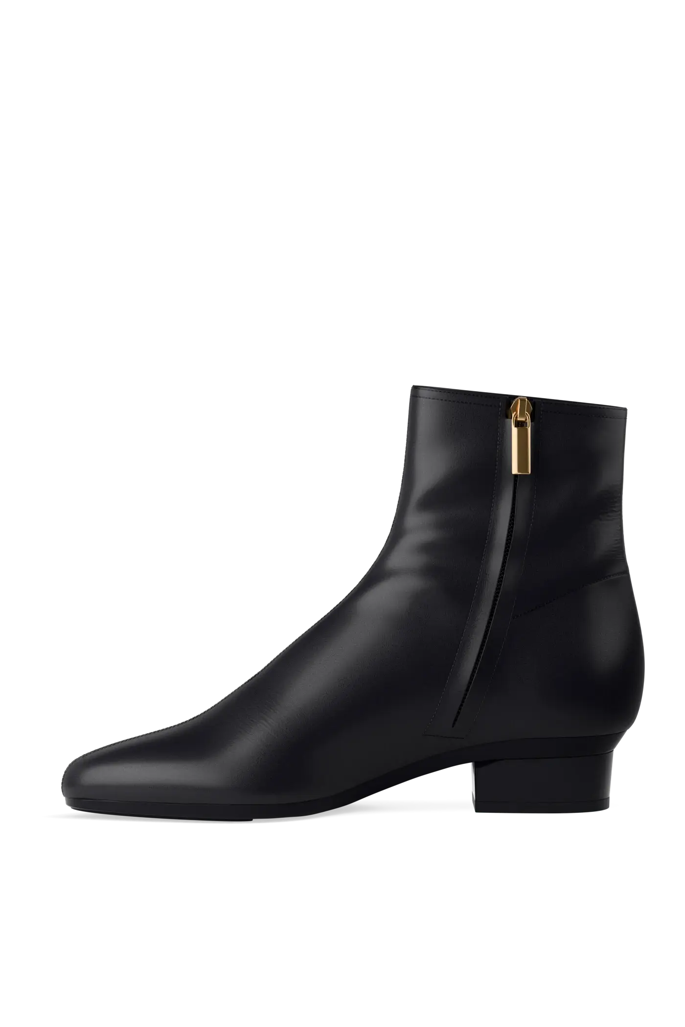 The Amy Bootie - Coal Leather