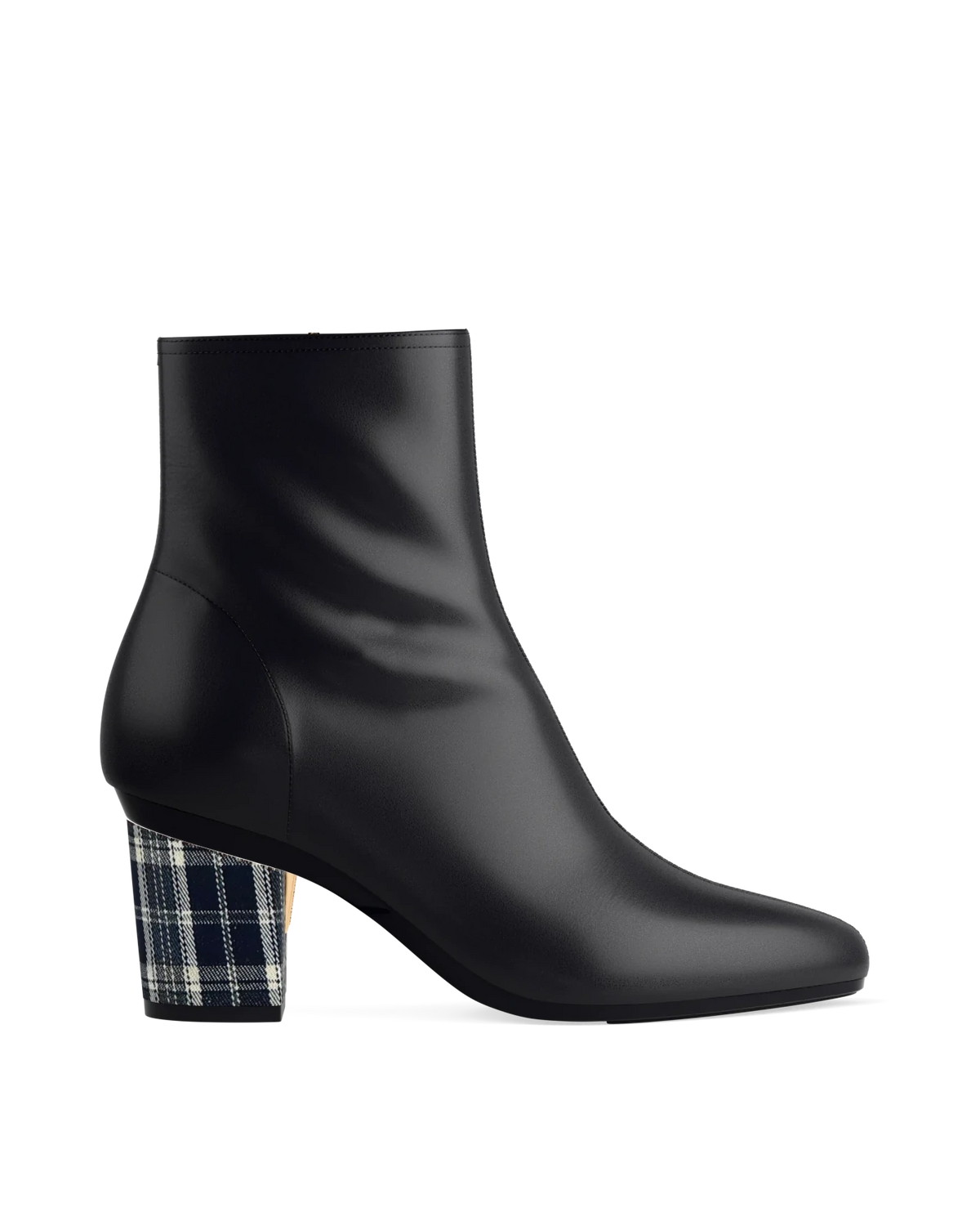 Block Heel Kit 3 Midnight Tartan
