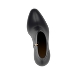 Amy Ankle Boot - Coal Black Leather 3 Block