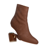 Amy Ankle Boot - Walnut Suede 3 Block