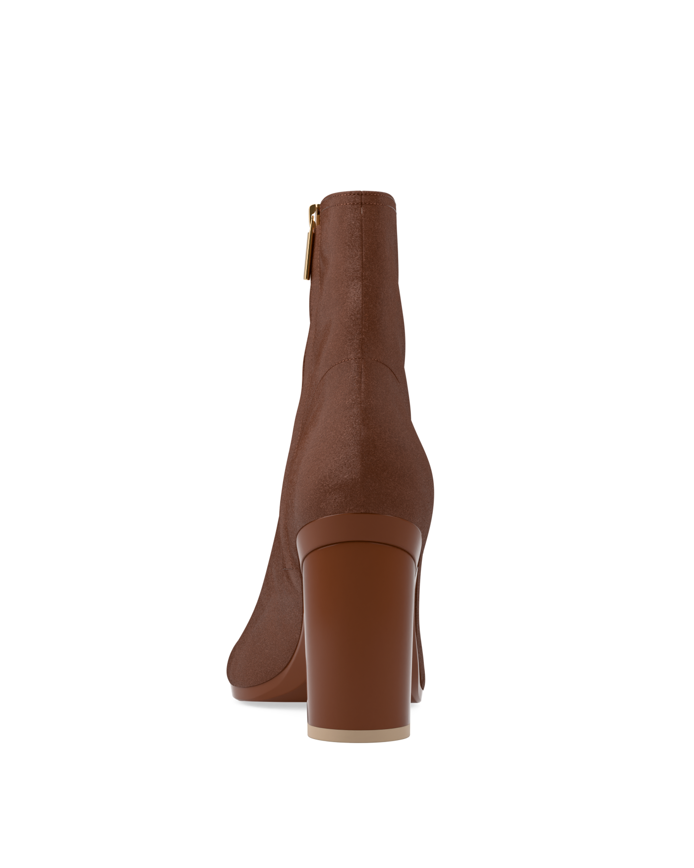 Amy Ankle Boot - Walnut Suede 4 Block