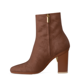 Amy Ankle Boot - Walnut Suede 4 Block