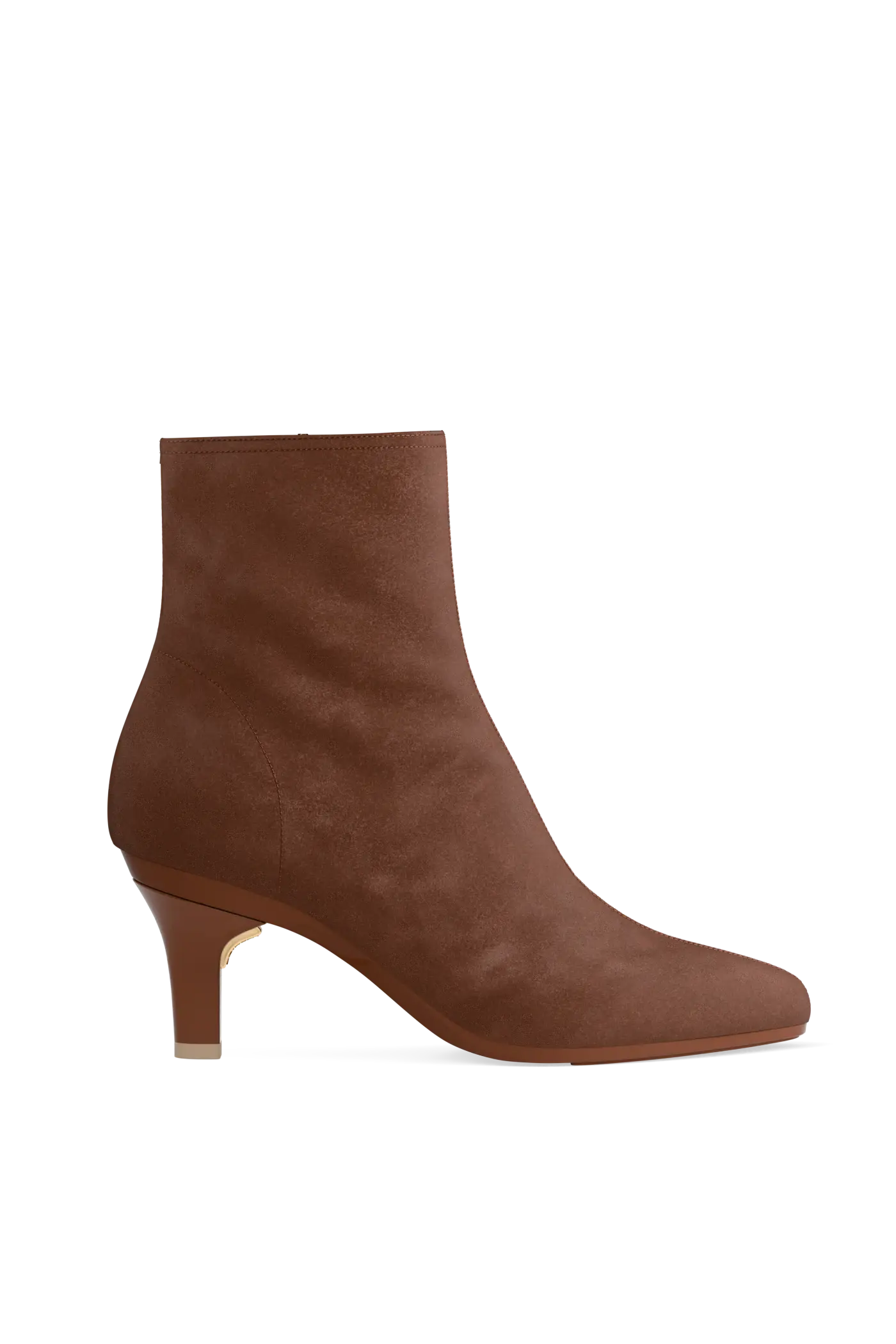 The Amy Bootie - Walnut Suede 3 Stiletto