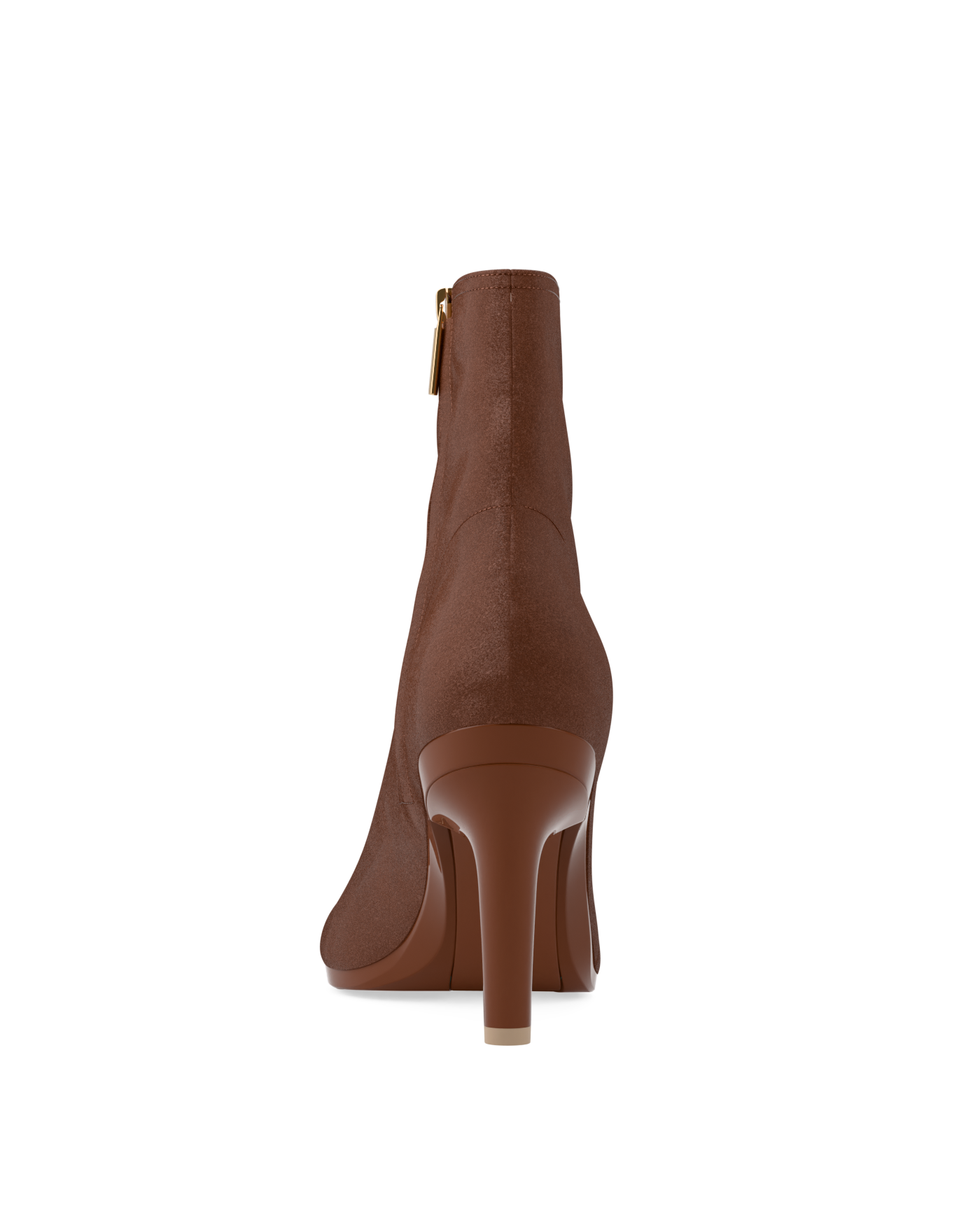Amy Ankle Boot - Walnut Suede 4 Stiletto