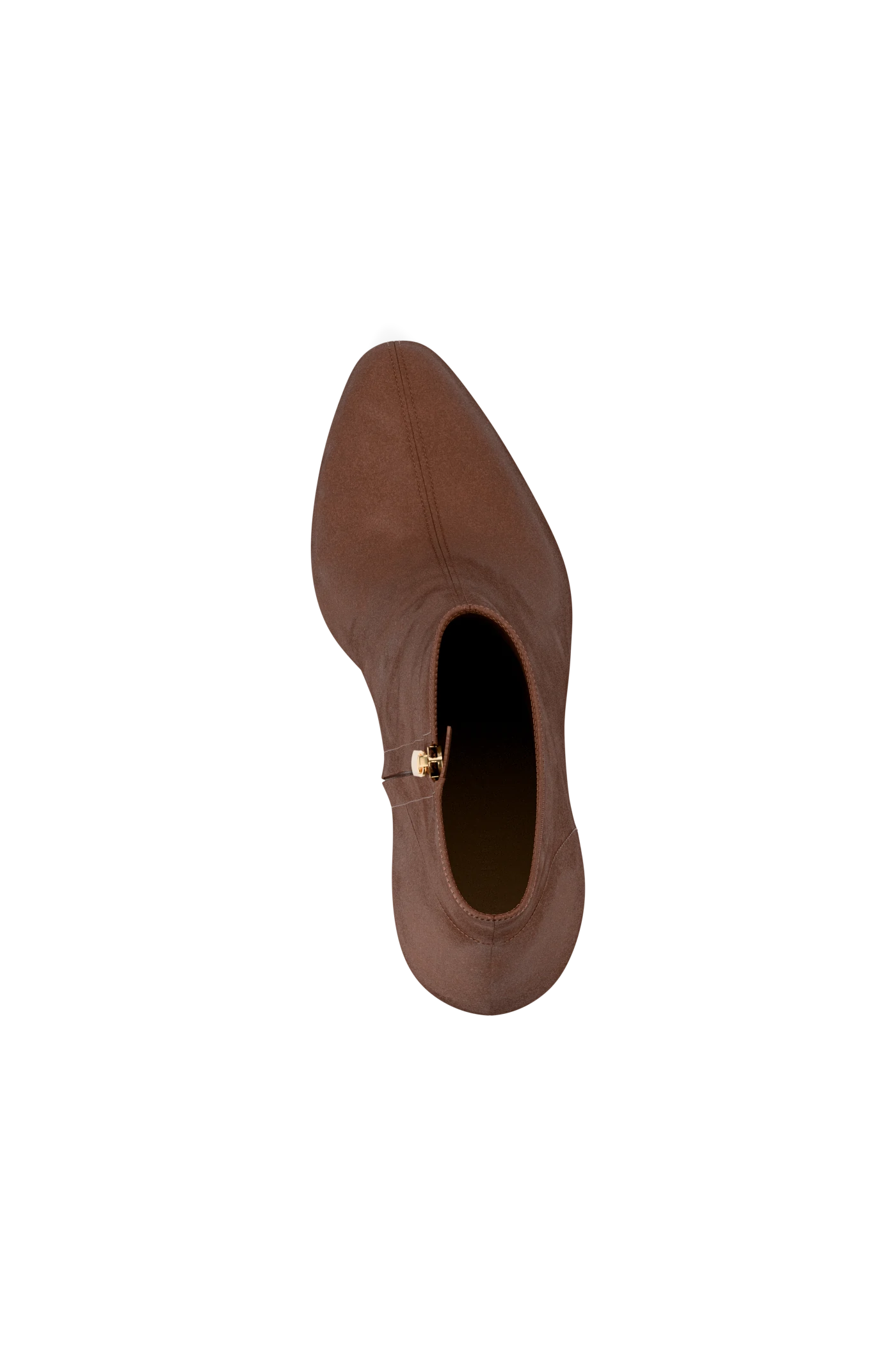 The Amy Bootie - Walnut Suede 3 Stiletto