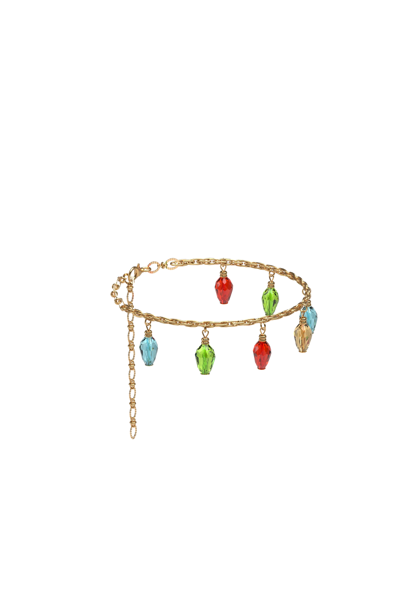 Holiday Lights Ankle Chain